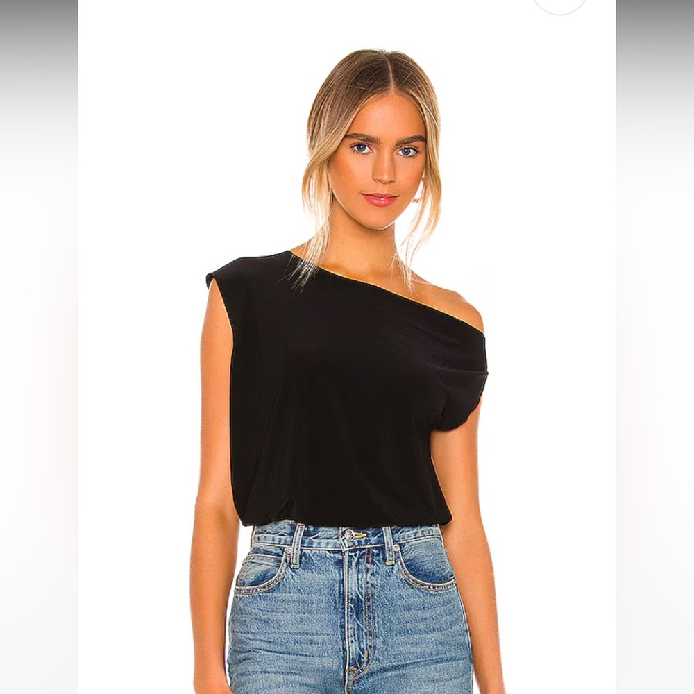 Norma Kamali Drop Shoulder Top